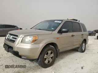 2007 Honda Pilot LX with VIN 5FNYF28147B002159, listed as a Copart auction lot 47433135 with 157,187 mi miles and Salvage Title. Bid and sale history available at carsss.com. Image 1.
