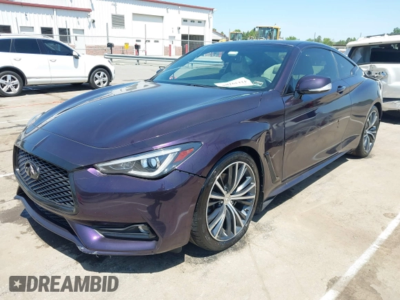 2018 Infiniti Q60 Luxe with VIN JN1EV7EK7JM340821, listed as a IAAI auction lot 42139185 with 59,407 mi miles and . Bid and sale history available at DreamBid. Image 17.