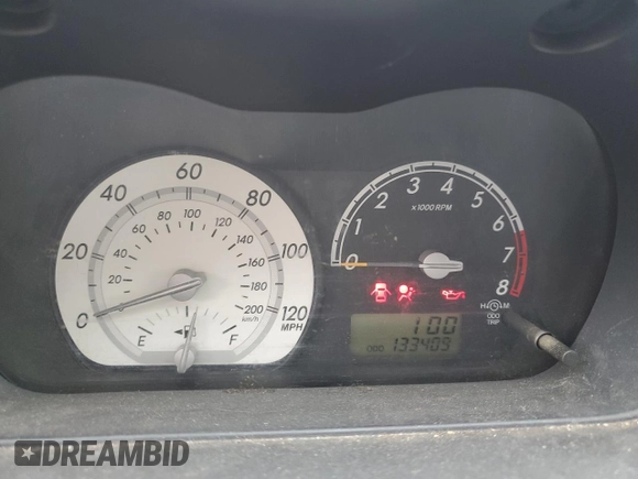 2004 Scion xA with VIN JTKKT624240073338, listed as a Copart auction lot 53892895 with 133,409 mi miles and Salvage Title. Bid and sale history available at DreamBid. Image 9.