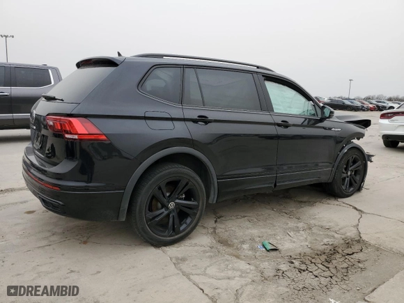 2023 Volkswagen Tiguan SE R-Line Black with VIN 3VVCB7AX0PM115167, listed as a Copart auction lot 48349595 with 36,962 mi miles and Salvage Title. Bid and sale history available at carsss.com. Image 3.