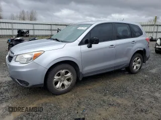 2014 Subaru Forester 2.5i with VIN JF2SJAAC0EH433008, listed as a Copart auction lot 50157215 with 218,418 mi miles and Salvage Title. Bid and sale history available at carsss.com. Image 1.