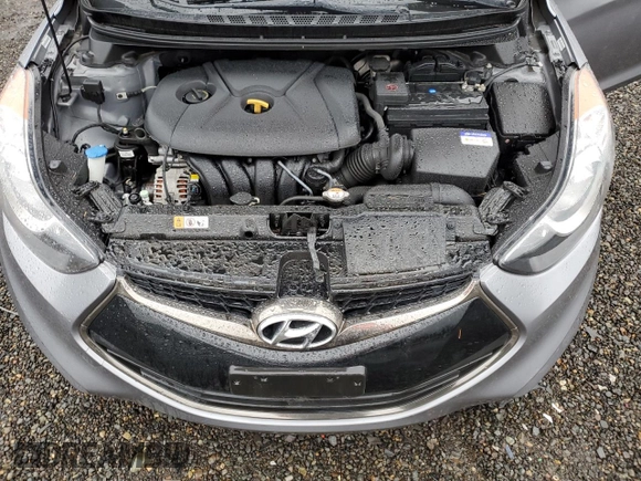 2013 Hyundai Elantra Coupe SE with VIN KMHDH6AE9DU013525, listed as a Copart auction lot 43639555 with 0 mi miles and Salvage Title. Bid and sale history available at carsss.com. Image 12.