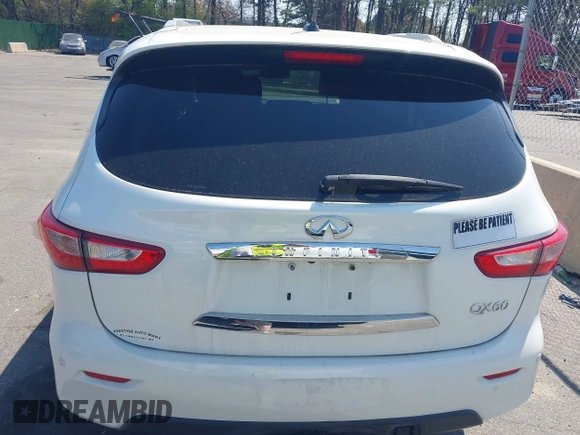2014 Infiniti QX60 with VIN 5N1AL0MM6EC545839, listed as a IAAI auction lot 42125770 with 83,327 mi miles. Bid and sale history available at carsss.com. Image 16.