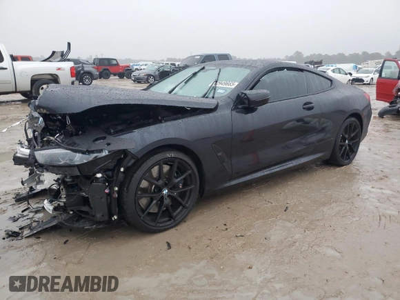 2024 BMW 8 Series M850i xDrive with VIN WBABC4C07RCP91011, listed as a Copart auction lot 42949665 with Not Provided miles and Salvage Title. Bid and sale history available at DreamBid. Image 1.