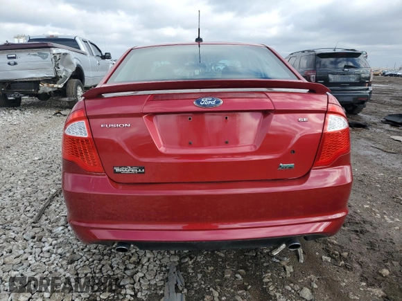 2010 Ford Fusion SE with VIN 3FAHP0HG6AR345198, listed as a Copart auction lot 50300245 with 120,403 mi miles and Salvage Title. Bid and sale history available at carsss.com. Image 6.