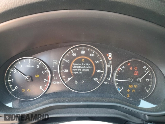 2021 Mazda 3 Premium with VIN JM1BPADL7M1342365, listed as a Copart auction lot 58619075 with 40,556 mi miles and Salvage title. Bid and sale history available at DreamBid. Image 9.