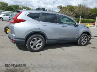 2019 Honda CR-V EX with VIN 7FARW2H54KE046148, listed as a Copart auction lot 51827375 with 58,224 mi miles and Non Repairable. Bid and sale history available at carsss.com. Image 3.