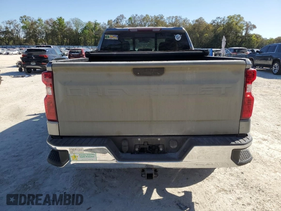 2020 Chevrolet Silverado 1500 LT with VIN 1GCRYDED2LZ341404, listed as a Copart auction lot 48858375 with 80,402 mi miles and Salvage Title. Bid and sale history available at DreamBid. Image 6.