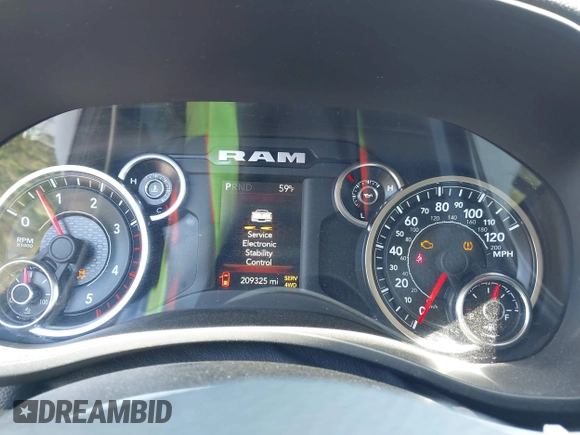 2020 Ram 2500 Tradesman with VIN 3C6UR5CLXLG217797, listed as a IAAI auction lot 41994981 with 209,325 mi miles and . Bid and sale history available at DreamBid. Image 7.