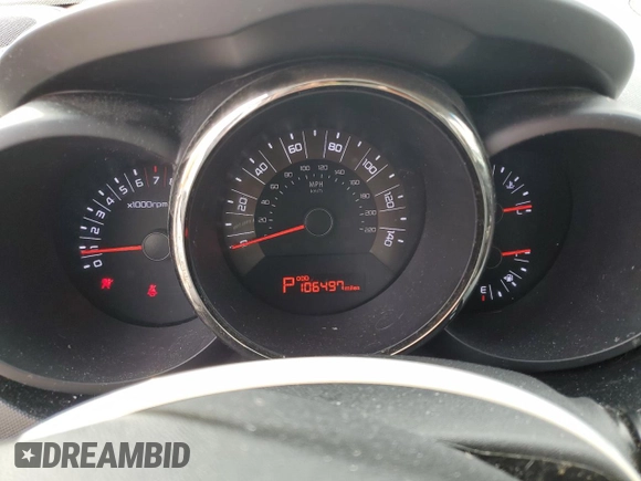 2011 Kia Soul + with VIN KNDJT2A29B7202031, listed as a Copart auction lot 51232755 with 106,497 mi miles and Salvage Title. Bid and sale history available at carsss.com. Image 9.