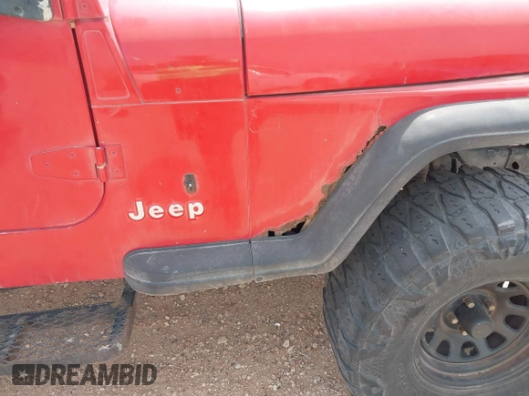 1995 Jeep Wrangler S with VIN 1J4FY19P3SP210704, listed as a IAAI auction lot 41794277 with 145,668 mi miles. Bid and sale history available at carsss.com. Image 12.
