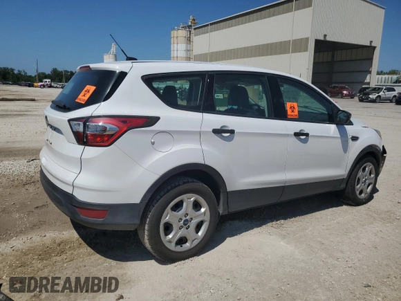 2017 Ford Escape S with VIN 1FMCU0F76HUB29267, listed as a Copart auction lot 65776434 with Not provided miles and Salvage title. Bid and sale history available at DreamBid. Image 3.