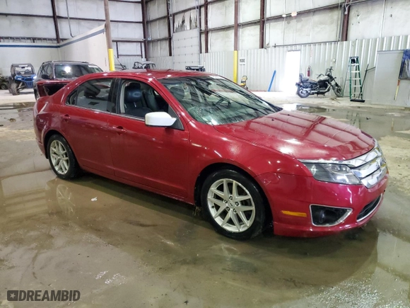 2012 Ford Fusion SEL with VIN 3FAHP0JA9CR188761, listed as a Copart auction lot 46286055 with 0 mi miles and Non Repairable. Bid and sale history available at carsss.com. Image 4.