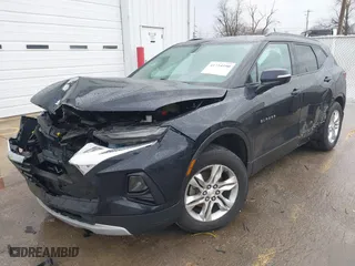 2020 Chevrolet Blazer LT with VIN 3GNKBCRSXLS603096, listed as a IAAI auction lot 41724590 with 68,531 mi miles. Bid and sale history available at carsss.com. Image 2.