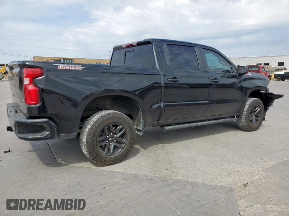 2021 Chevrolet Silverado 1500 LT Trail Boss with VIN 3GCPYFEDXMG373702, listed as a Copart auction lot 50700685 with 47,272 mi miles and Salvage Title. Bid and sale history available at DreamBid. Image 3.