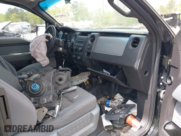 2012 Ford F-150 XL with VIN 1FTFX1CFXCFC00400, listed as a IAAI auction lot 42082368 with 214,148 mi miles. Bid and sale history available at carsss.com. Image 5.