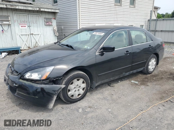 2004 Honda Accord LX z VIN 1HGCM56344A178009, wystawiony jako Copart lot #59674865 z przebiegiem 127 539 mil mil oraz Szkoda całkowita • Salvage title. Historia ofert i sprzedaży dostępna na DreamBid. Obrazek 1.