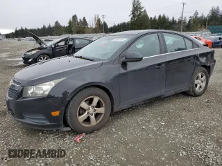 2012 Chevrolet Cruze LT w/1LT with VIN 1G1PF5SCXC7256779, listed as a Copart auction lot 48982165 with 163,183 mi miles and Salvage Title. Bid and sale history available at carsss.com. Image 1.