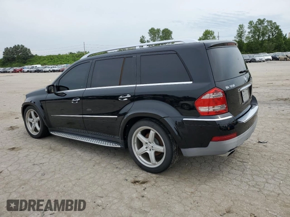 2008 Mercedes-Benz GL-Class 5.5L with VIN 4JGBF86E18A368018, listed as a Copart auction lot 61105824 with 105,721 mi miles and Salvage Title. Bid and sale history available at carsss.com. Image 2.