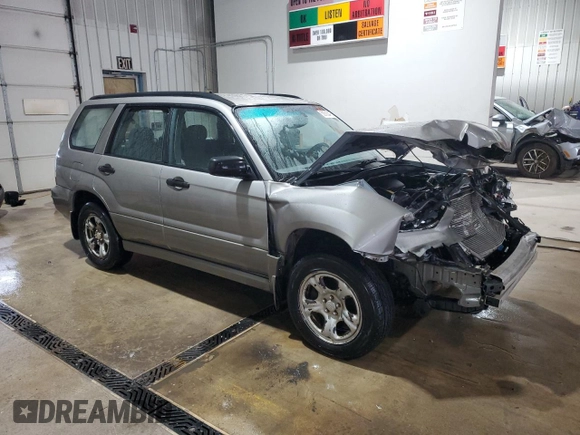 2006 Subaru Forester X with VIN JF1SG63656H724371, listed as a Copart auction lot 58783475 with 194,856 mi miles and Salvage title. Bid and sale history available at DreamBid. Image 4.