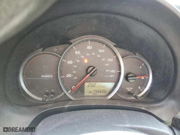 2014 Toyota Yaris L with VIN JTDKTUD36ED596842, listed as a Copart auction lot 48792795 with 145,656 mi miles and Salvage Title. Bid and sale history available at carsss.com. Image 9.
