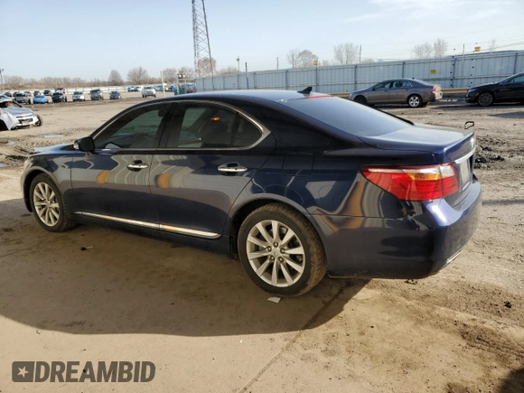 2012 Lexus LS 460 z VIN JTHCL5EF6C5015378, wystawiony jako Copart lot #49617005 z przebiegiem 146 702 mil mil oraz Szkoda całkowita • Salvage title. Historia ofert i sprzedaży dostępna na DreamBid. Obrazek 2.