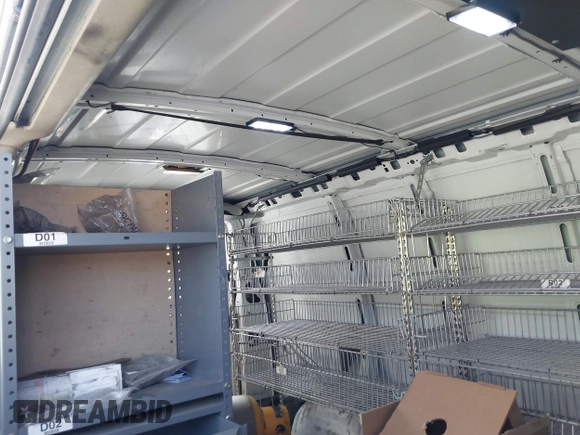 2013 Chevrolet Express Cargo Van with VIN 1GCWGFCA0D1156858, listed as a IAAI auction lot 42095785 with 223,413 mi miles. Bid and sale history available at carsss.com. Image 8.