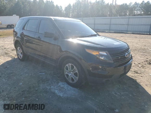 2015 Ford Utility Police Interceptor with VIN 1FM5K8AR1FGB91547, listed as a Copart auction lot 80617764 with 143,476 mi miles and Clean Title. Bid and sale history available at carsss.com. Image 4.