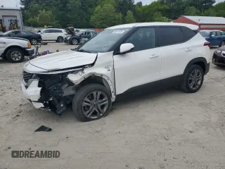 2021 Kia Seltos LX with VIN KNDEPCAA4M7118303, listed as a Copart auction lot 58011615 with 45,750 mi miles and Salvage title. Bid and sale history available at DreamBid. Image 1.
