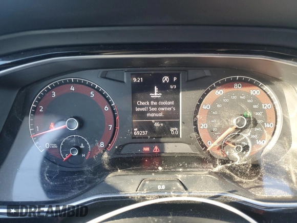 2019 Volkswagen Jetta S z VIN 3VWCB7BU7KM142326, wystawiony jako Copart lot #41629695 z przebiegiem 69 237 mil mil oraz Szkoda całkowita • Salvage title. Historia ofert i sprzedaży dostępna na DreamBid. Obrazek 9.
