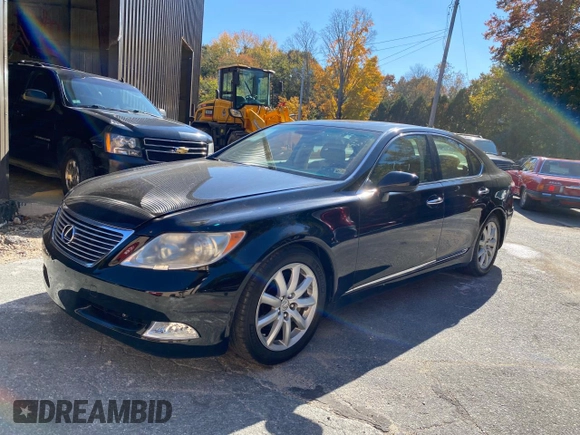 2007 Lexus LS 460 with VIN JTHBL46F875038347, listed as a Copart auction lot 56106155 with 259,466 mi miles and Clean Title. Bid and sale history available at DreamBid. Image 2.