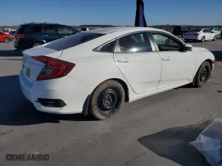 2017 Honda Civic Sedan LX with VIN 19XFC2F53HE002862, listed as a Copart auction lot 41876945 with 165,241 mi miles and Salvage Title. Bid and sale history available at carsss.com. Image 3.