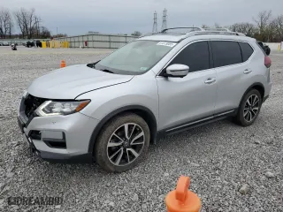 2019 Nissan Rogue SL with VIN 5N1AT2MTXKC757173, listed as a Copart auction lot 51873085 with 83,190 mi miles and Salvage Title. Bid and sale history available at carsss.com. Image 1.