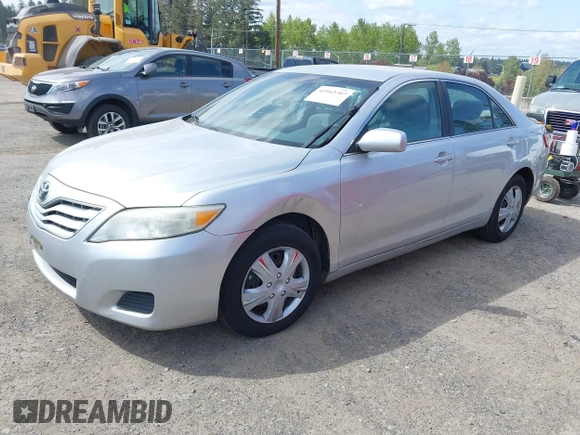 2010 Toyota Camry with VIN 4T1BF3EK4AU095767, listed as a IAAI auction lot 42163707 with 121,253 mi miles and . Bid and sale history available at DreamBid. Image 2.