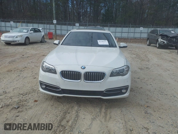 2016 BMW 5 Series 528i with VIN WBA5A5C54GG352746, listed as a IAAI auction lot 41706237 with 93,545 mi miles. Bid and sale history available at carsss.com. Image 12.