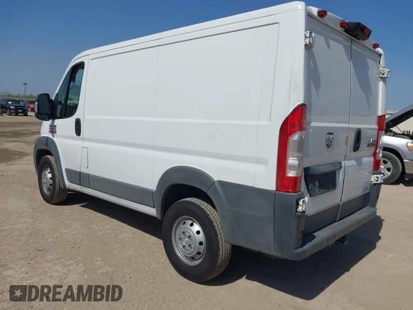 2017 Ram ProMaster Cargo with VIN 3C6TRVNG5HE542646, listed as a IAAI auction lot 41834199 with 225,808 mi miles. Bid and sale history available at carsss.com. Image 3.
