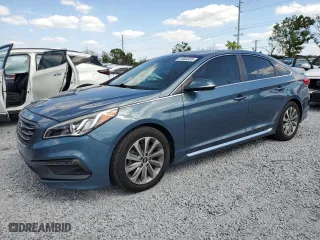 2015 Hyundai Sonata 2.4L Limited with VIN 5NPE34AF4FH197015, listed as a Copart auction lot 51844935 with 72,974 mi miles and Salvage Title. Bid and sale history available at carsss.com. Image 1.