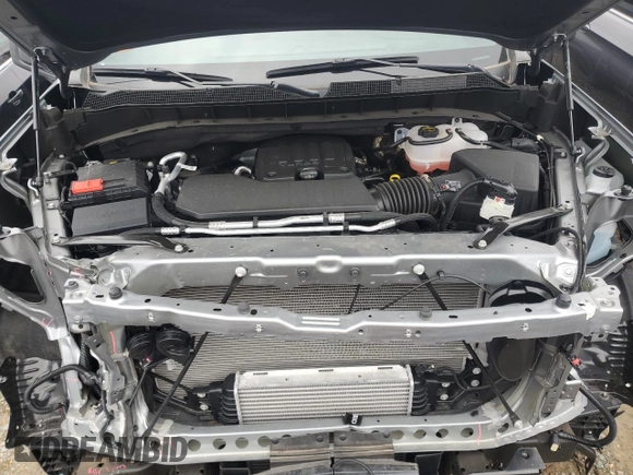 2024 Chevrolet Silverado 1500 Custom with VIN 3GCPDBEK4RG351205, listed as a Copart auction lot 47282645 with 5,950 mi miles and Salvage Title. Bid and sale history available at DreamBid. Image 11.
