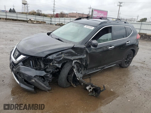 2017 Nissan Rogue SV z VIN 5N1AT2MT9HC879208, wystawiony jako Copart lot #50619795 z przebiegiem 110 991 mil mil oraz Szkoda całkowita • Salvage title. Historia ofert i sprzedaży dostępna na DreamBid. Obrazek 1.