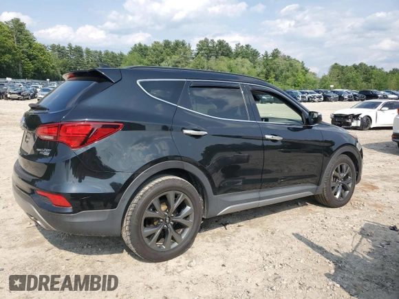 2017 Hyundai Santa Fe Ultimate with VIN 5XYZWDLA2HG487757, listed as a Copart auction lot 60721855 with 54,644 mi miles and Salvage title. Bid and sale history available at DreamBid. Image 3.