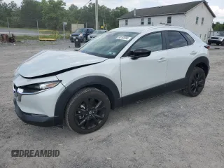 2024 Mazda CX-30 S Select Sport with VIN 3MVDMBBM2RM674144, listed as a Copart auction lot 60168385 with 10,377 mi miles and Salvage title. Bid and sale history available at DreamBid. Image 1.