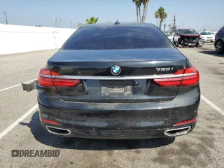 2016 BMW 7 Series 740i with VIN WBA7E2C59GG547804, listed as a Copart auction lot 68620463 with 122,937 mi miles. Bid and sale history available at carsss.com. Image 6.