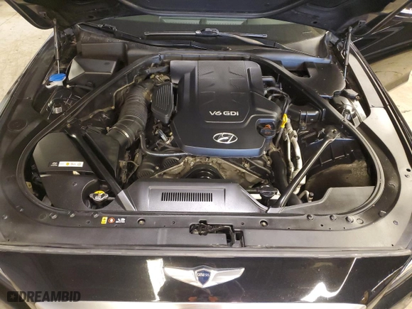 2016 Hyundai Genesis 3.8L with VIN KMHGN4JE7GU112388, listed as a Copart auction lot 44325305 with 90,329 mi miles and Salvage Title. Bid and sale history available at carsss.com. Image 12.