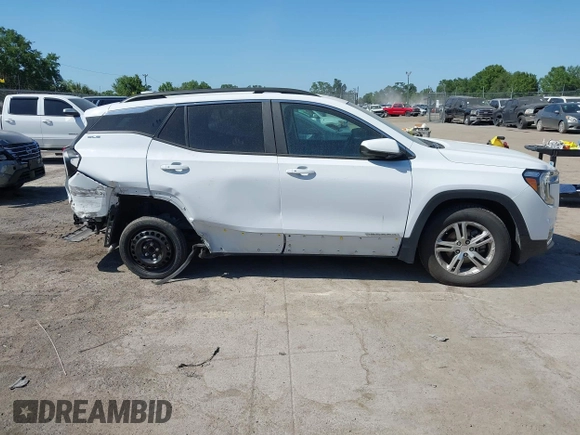 2022 GMC Terrain SLE with VIN 3GKALMEV6NL310501, listed as a IAAI auction lot 42061201 with 48,721 mi miles. Bid and sale history available at carsss.com. Image 13.