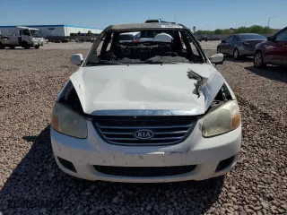 2008 Kia Spectra EX with VIN KNAFE122485556713, listed as a Copart auction lot 70048794 with 0 mi miles and Non Repairable. Bid and sale history available at carsss.com. Image 5.