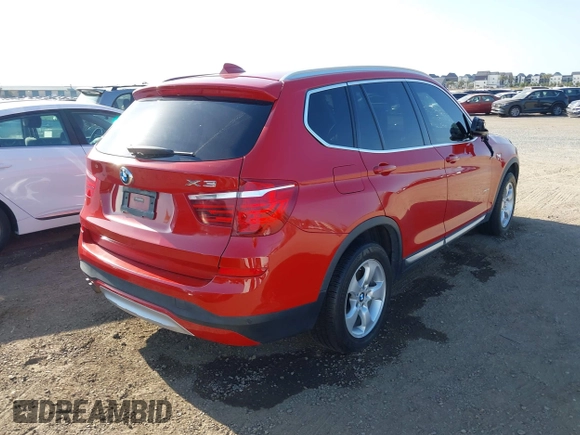 2016 BMW X3 xDrive28i with VIN 5UXWX9C53G0D95157, listed as a IAAI auction lot 42072656 with 61,533 mi miles and . Bid and sale history available at DreamBid. Image 4.