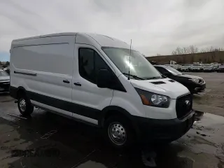 2023 Ford Transit with VIN 1FTYE2CG5PKB19301, listed as a Copart auction lot 50044225 with 38,943 mi miles and Salvage title. Bid and sale history available at DreamBid. Image 14.