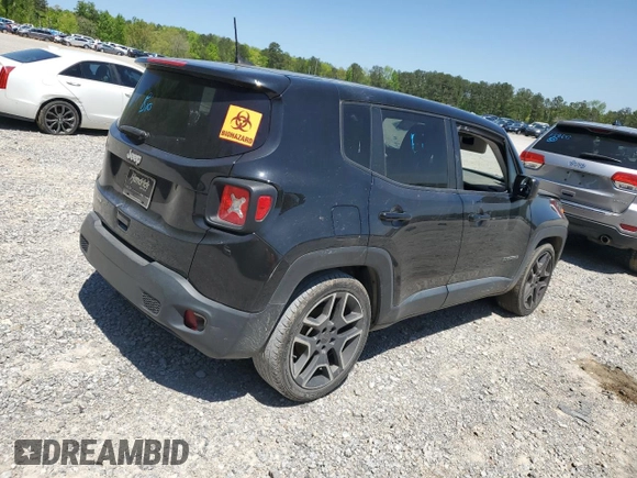 2021 Jeep Renegade Jeepster with VIN ZACNJCAB3MPM35872, listed as a Copart auction lot 52001605 with Not provided miles and Clean title. Bid and sale history available at DreamBid. Image 3.