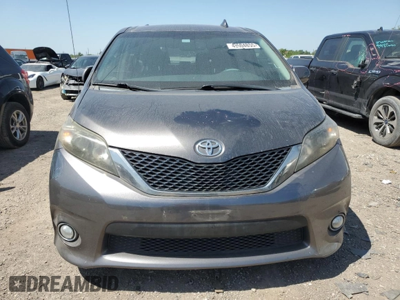2012 Toyota Sienna SE with VIN 5TDXK3DC0CS239743, listed as a Copart auction lot 49504855 with 113,160 mi miles and Salvage title. Bid and sale history available at DreamBid. Image 5.