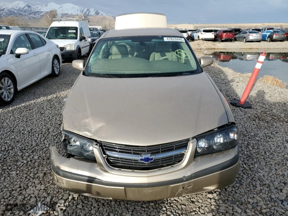 2004 Chevrolet Impala with VIN 2G1WF52E749168933, listed as a Copart auction lot 47833445 with 91,206 mi miles and Salvage Title. Bid and sale history available at carsss.com. Image 5.